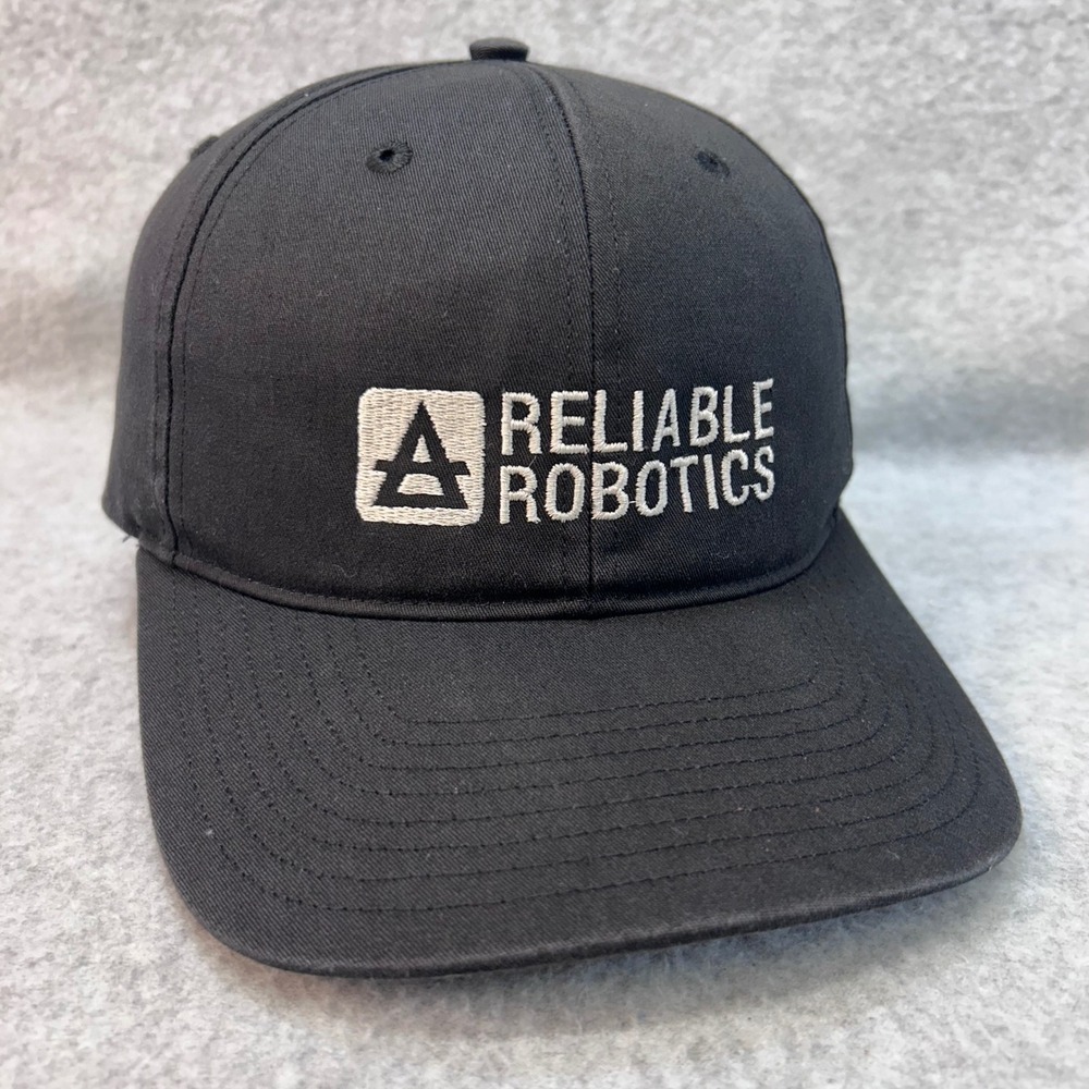 Reliable Robotics Logo Mens Black Richardson Hat Snapback Pro 212 MD-LG
